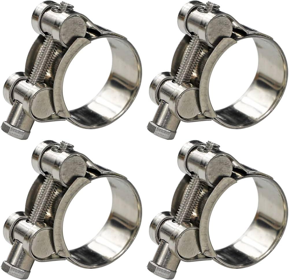¾‑Inch Stainless Steel Adjustable Hose Clamp — Heavy‑Duty & Rust‑Resistant