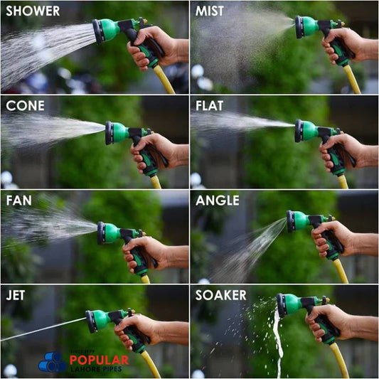 How to Use 8-in-1 Garden Shower Spray Gun with 8 Adjustable Spray Patterns