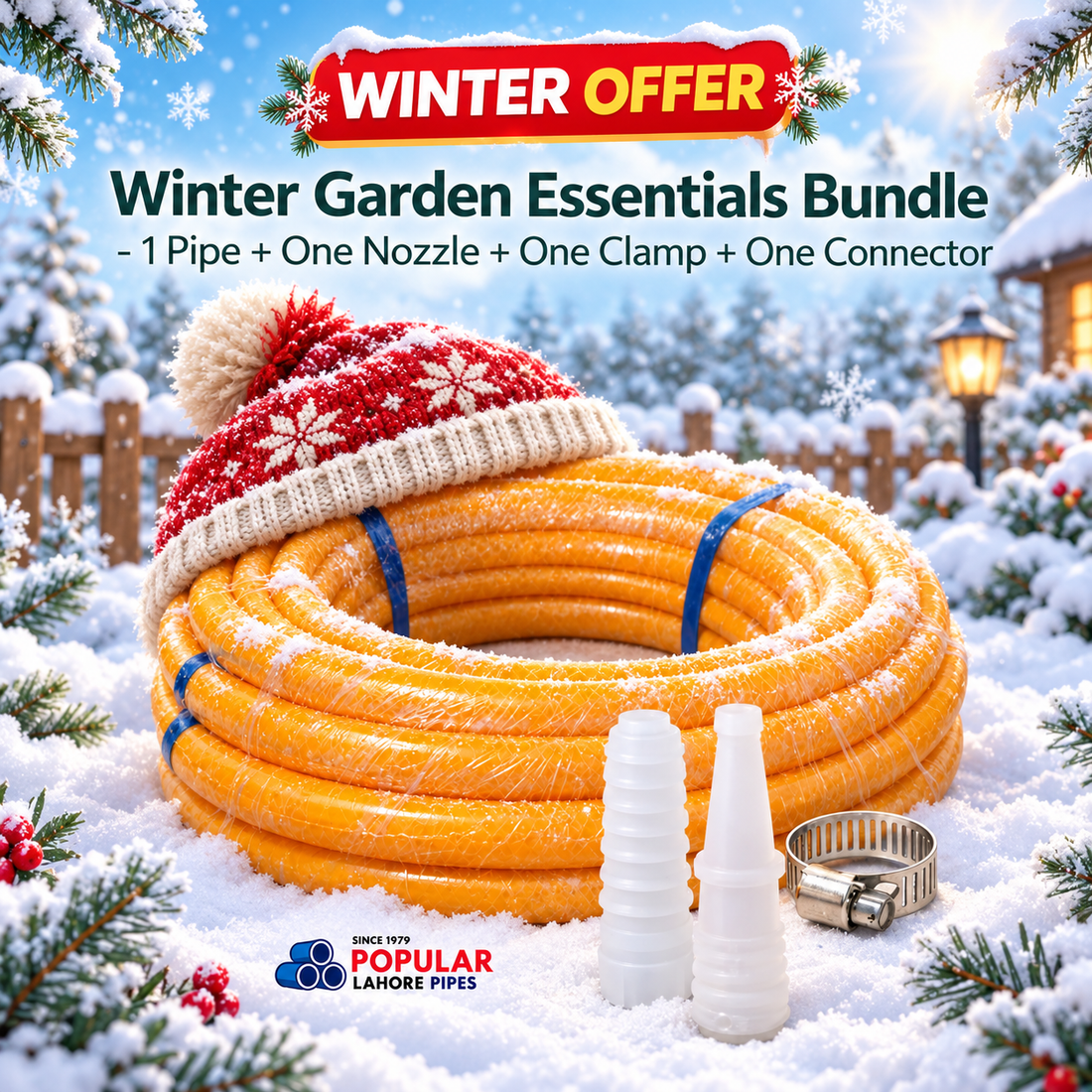 Garden Pipe Uses in Winter | Popular Lahore Pipes