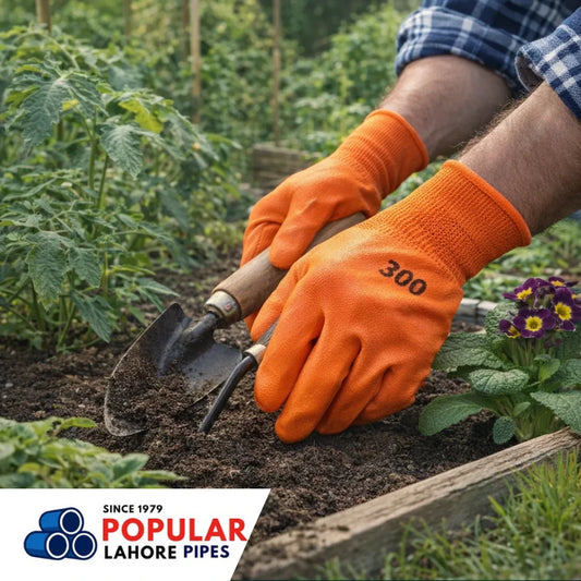 Orange Gardening Gloves | Utility Grip, Durable & Comfortable