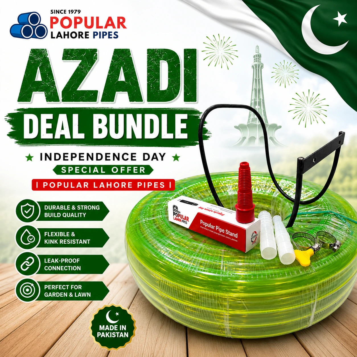 Azadi Deal Bundle | Independence Day Special Offer | Popular Lahore Pipes