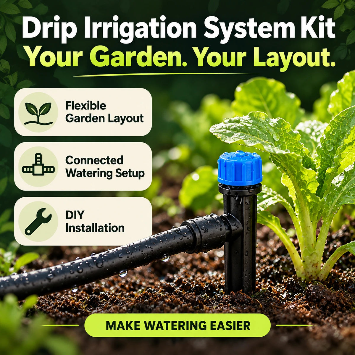 Drip Irrigation DIY Kit in Pakistan | Garden Watering