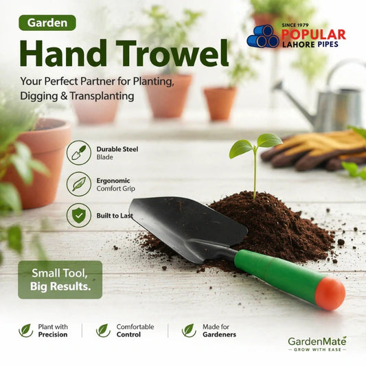 Garden Hand Trowel | Heavy-Duty Metal Blade for Easy Planting