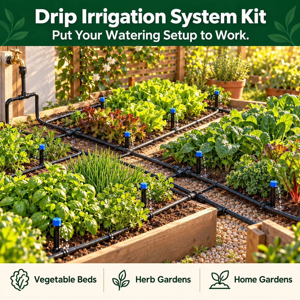 Drip Irrigation DIY Kit in Pakistan | Garden Watering