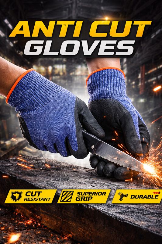 ANTICUT  Gloves | Heavy-Duty Cut Resistant Gloves with Superior Grip