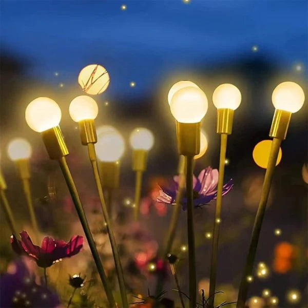 Solar Firefly Lights (Pack of 2) – Waterproof LED Garden Lights