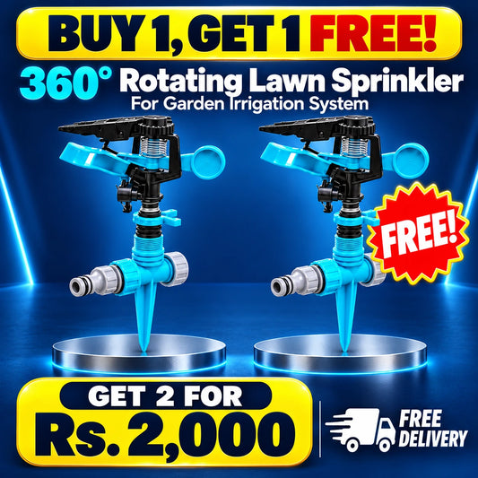 360° Rotating Lawn Sprinkler for Garden Irrigation System