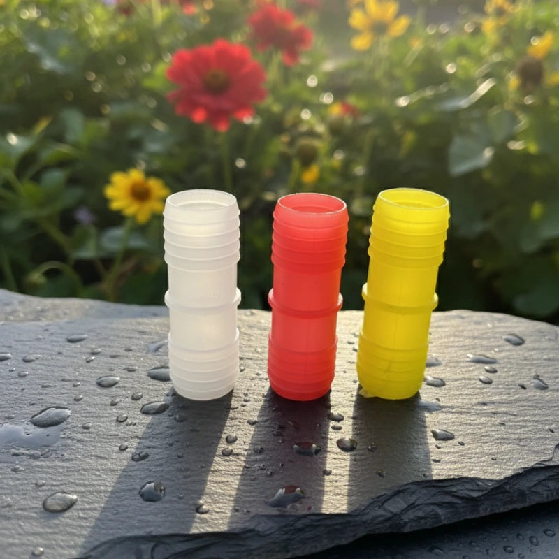 3/4 Inch Garden Pipe Hose Connector | Durable Multi-Color Water Pipe Joiner PVC