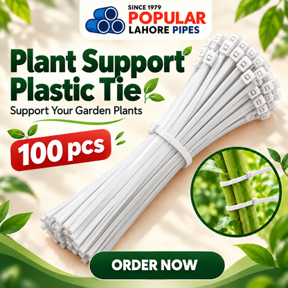 Plant Support Plastic Tie – 100 pcs | Popular Lahore Pipes