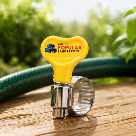 Popular Adjustable 3/4" Garden Pipe Clamp – Strong Plastic Butterfly Clip for Hose & Pipe Fixing