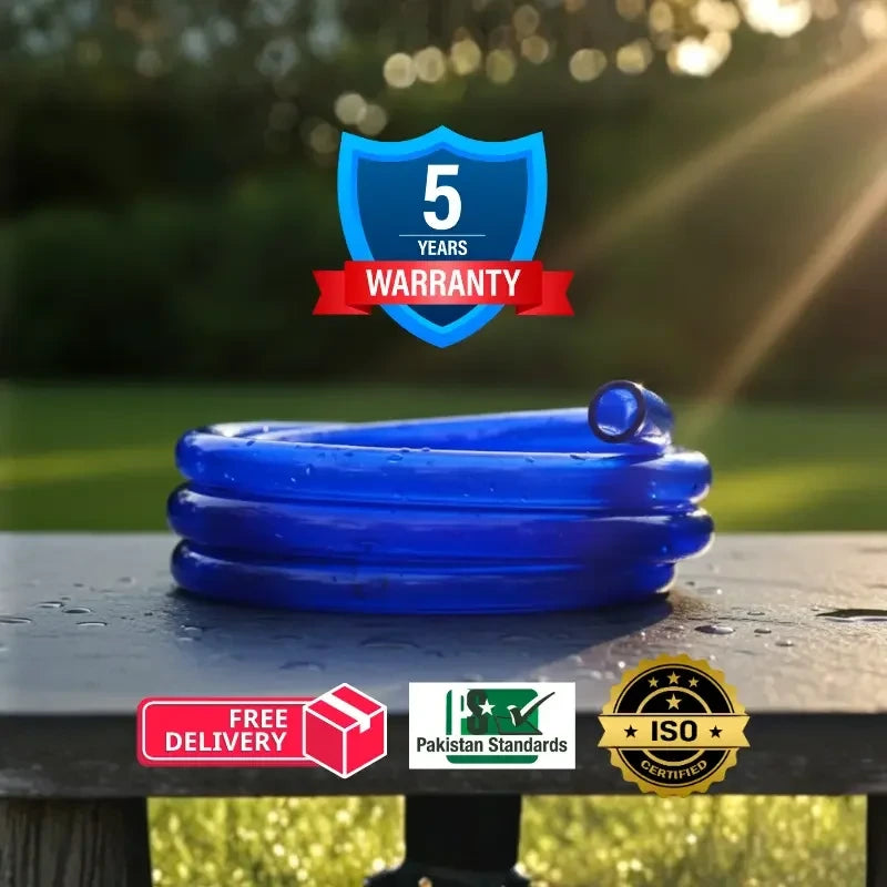 Buy a blue garden pipe