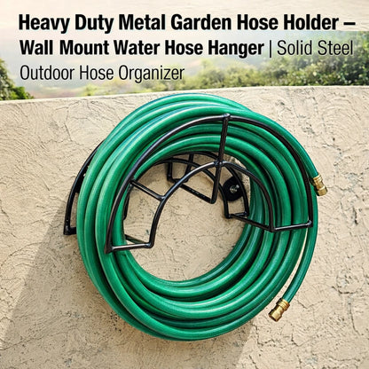 Heavy Duty Metal Garden Hose Holder