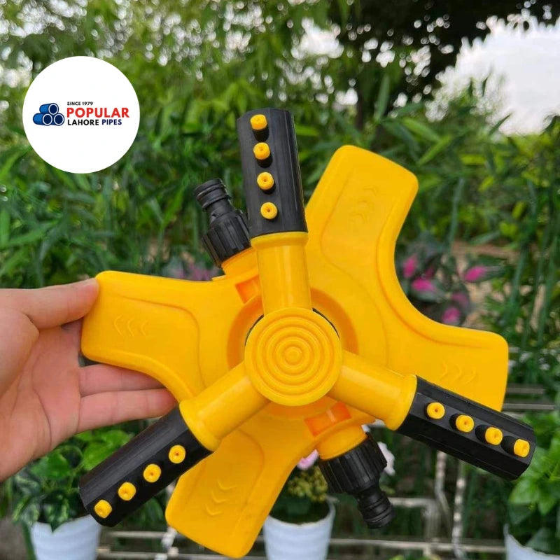 Automatic Rotating Garden Lawn Circle Rotating Water Sprinkler 12 Nozzles Garden Pipe